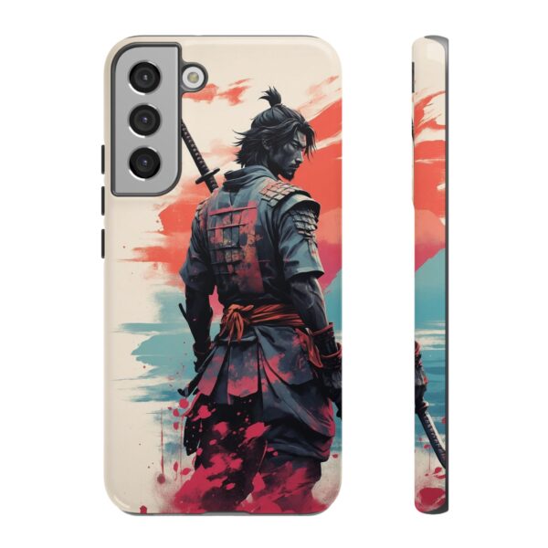 Samurai Warrior Phone Case, Tough Cases, Unique Phone Accessories, Phone Cover Gift, Gamer Phone Decor, Anime Style Case