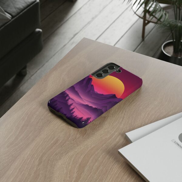 Mountain Sunset Phone Case - Tough Cases for Nature Lovers