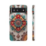 Colorful Mandala Phone Cover, Bohemian Style Accessory, Unique Gift for Her, Stylish Smartphone Protection