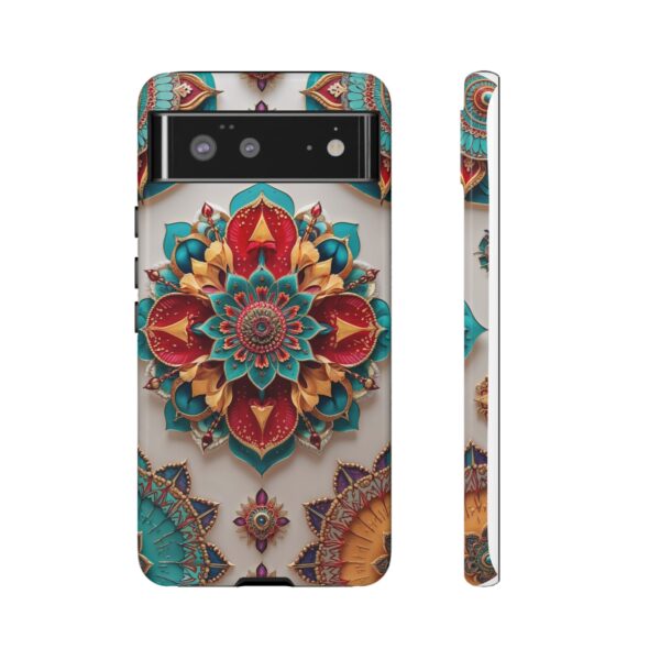 Colorful Mandala Phone Cover, Bohemian Style Accessory, Unique Gift for Her, Stylish Smartphone Protection