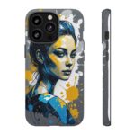 Vibrant, Artistic Tough Phone Case, Modern Art, Smartphone Accessories