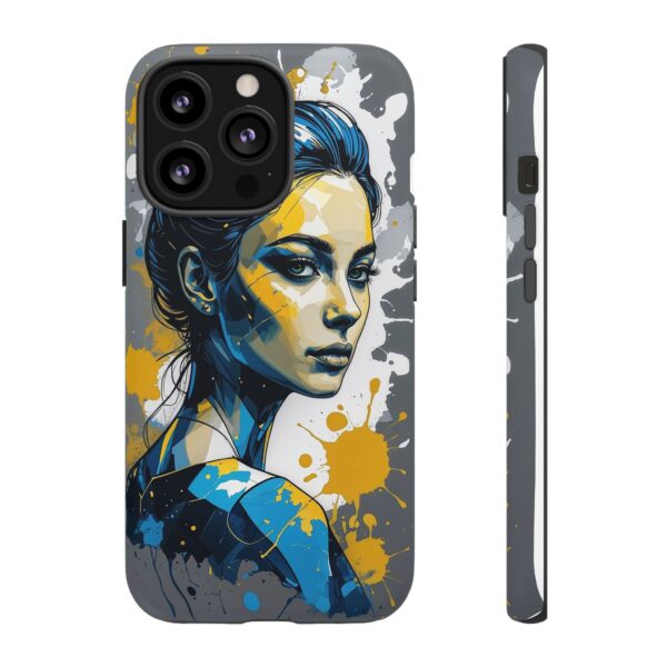 Vibrant, Artistic Tough Phone Case, Modern Art, Smartphone Accessories