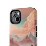 Mountain Reflection Tough Phone Case - Nature-Inspired Design for Adventurers