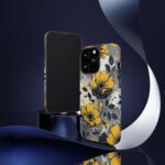 Floral Phone Case, Yellow Flower Design, Stylish Phone Protection