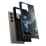 Stormy Seas Tough Phone Case - Pirate Ship Design