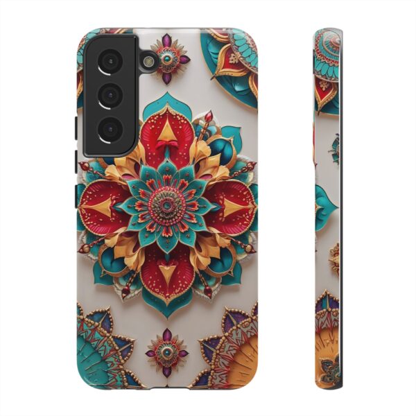 Colorful Mandala Phone Cover, Bohemian Style Accessory, Unique Gift for Her, Stylish Smartphone Protection