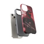 Red Urban Warrior Phone Case for Gamers & Action Fans