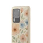 Floral Biodegradable Phone Case - Eco-Friendly Nature Design