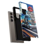 Cool Phone Case for Truck Lovers, Trucking Gifts, Unique Truck Driver Accessories, Kiss Mutha Truckin Cash Design, Fun Car Enthusiast Gift