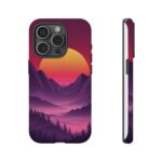 Mountain Sunset Phone Case - Tough Cases for Nature Lovers