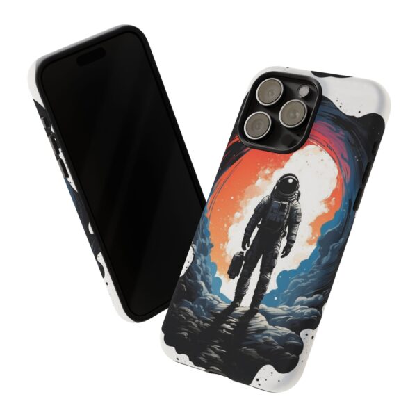 Astronaut Case, Tough Phone Cover, Galaxy Art Protector, Space Lover Gift, Unique Mobile Accessory
