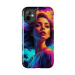 Vibrant, Colorful Woman Design - Tough Phone Case