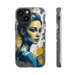 Vibrant, Artistic Tough Phone Case, Modern Art, Smartphone Accessories