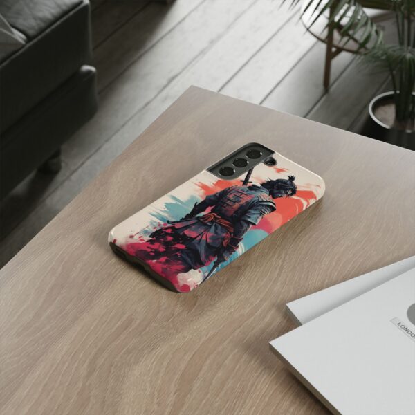 Samurai Warrior Phone Case, Tough Cases, Unique Phone Accessories, Phone Cover Gift, Gamer Phone Decor, Anime Style Case