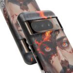 Fiery Design, Anime Style, Unique Cell Phone Accessory, Strong and Stylish