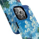 Dog-Themed Phone Case, Whimsical Pet Lover Case, Cute Animal Accessory, Nature Scene Protection, Gift for Dog Owners