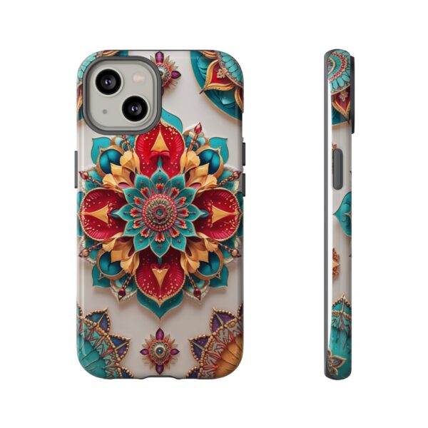 Colorful Mandala Phone Cover, Bohemian Style Accessory, Unique Gift for Her, Stylish Smartphone Protection
