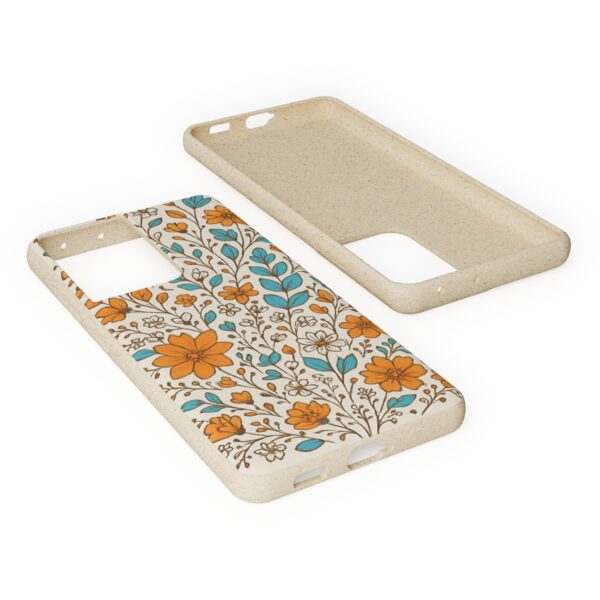 Floral Biodegradable Phone Case - Eco-Friendly Design for Nature Lovers