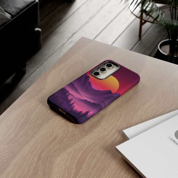 Mountain Sunset Phone Case - Tough Cases for Nature Lovers