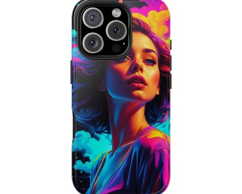 Vibrant, Colorful Woman Design - Tough Phone Case