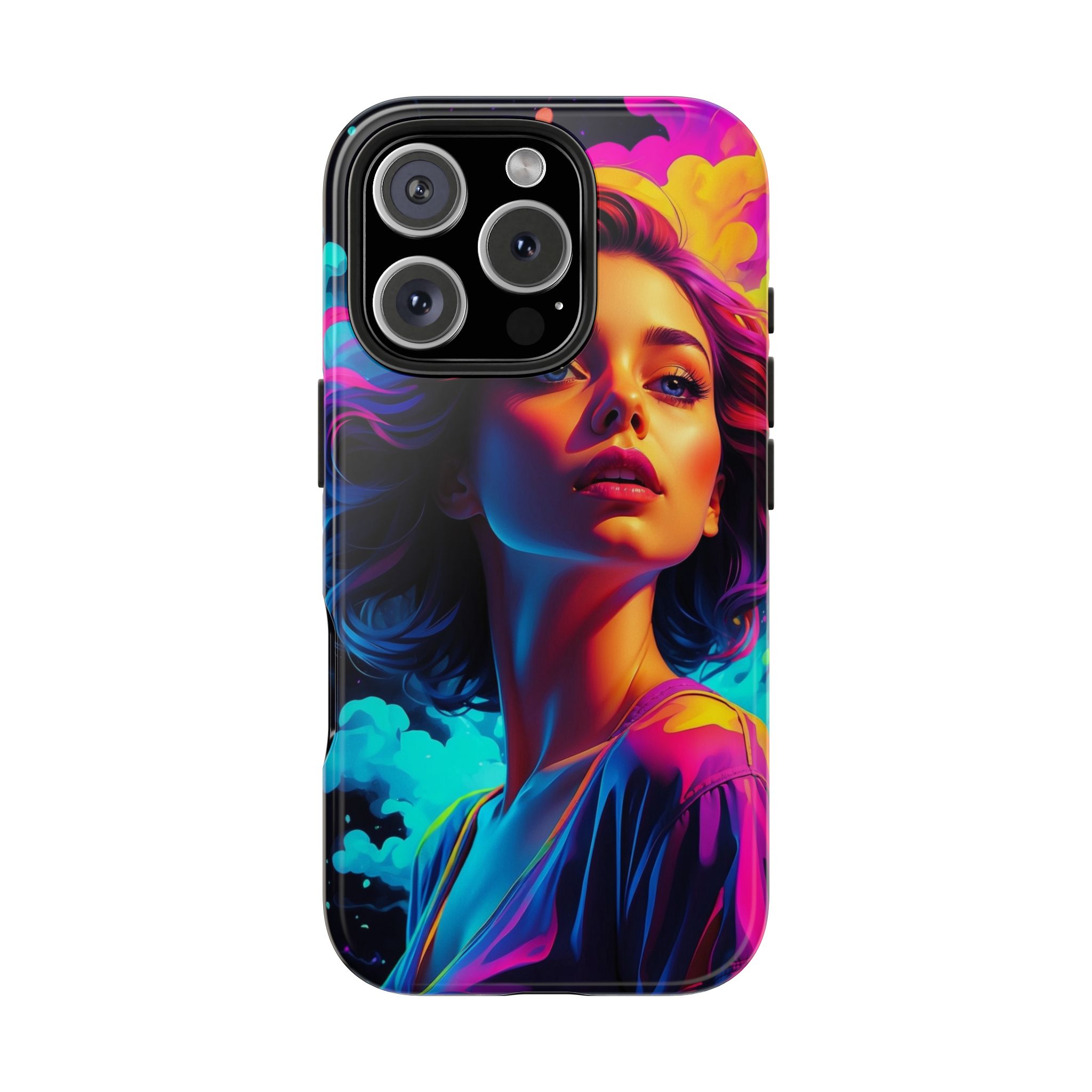 Vibrant, Colorful Woman Design - Tough Phone Case