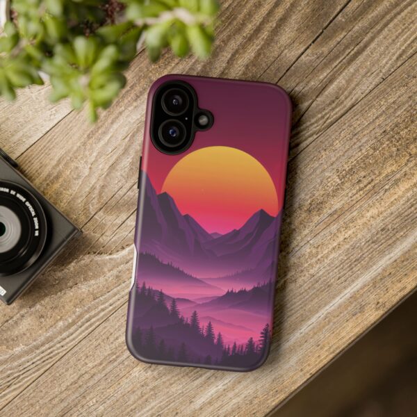Mountain Sunset Phone Case - Tough Cases for Nature Lovers