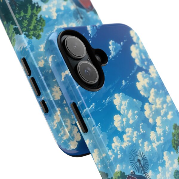 Dog-Themed Phone Case, Whimsical Pet Lover Case, Cute Animal Accessory, Nature Scene Protection, Gift for Dog Owners
