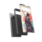 Samurai Warrior Phone Case, Tough Cases, Unique Phone Accessories, Phone Cover Gift, Gamer Phone Decor, Anime Style Case