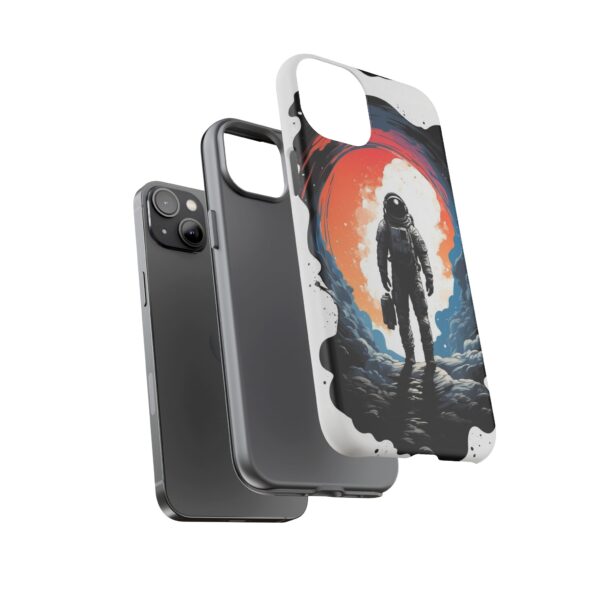 Astronaut Case, Tough Phone Cover, Galaxy Art Protector, Space Lover Gift, Unique Mobile Accessory
