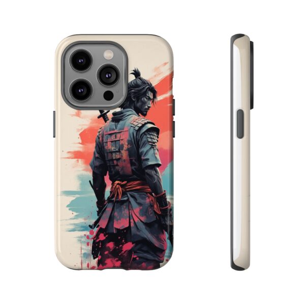 Samurai Warrior Phone Case, Tough Cases, Unique Phone Accessories, Phone Cover Gift, Gamer Phone Decor, Anime Style Case