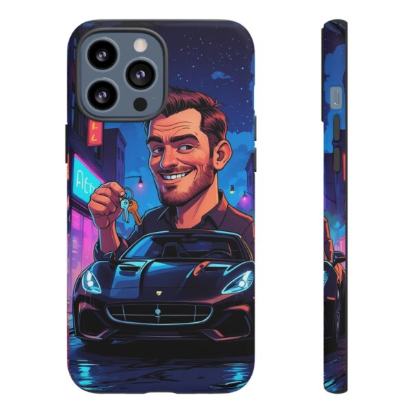 Stylish Car Enthusiast Phone Case with Key Design