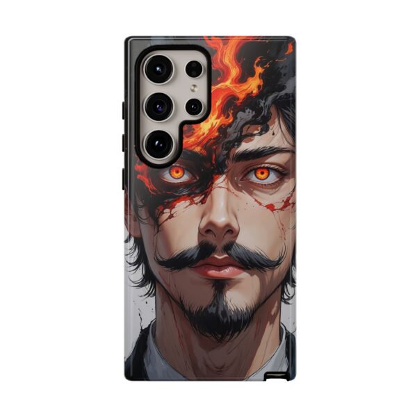 Fiery Design, Anime Style, Unique Cell Phone Accessory, Strong and Stylish