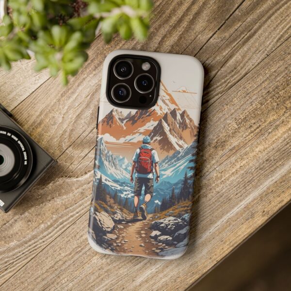 Adventure Phone Case, Mountain Hiking Phone Cover, Outdoor Enthusiast Gift, Nature Lover Accessory, Travel Cell Phone Protector