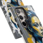 Vibrant, Artistic Tough Phone Case, Modern Art, Smartphone Accessories
