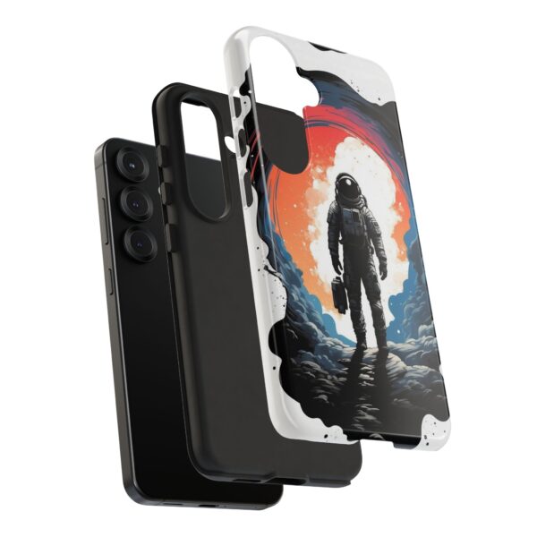 Astronaut Case, Tough Phone Cover, Galaxy Art Protector, Space Lover Gift, Unique Mobile Accessory