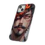 Fiery Design, Anime Style, Unique Cell Phone Accessory, Strong and Stylish