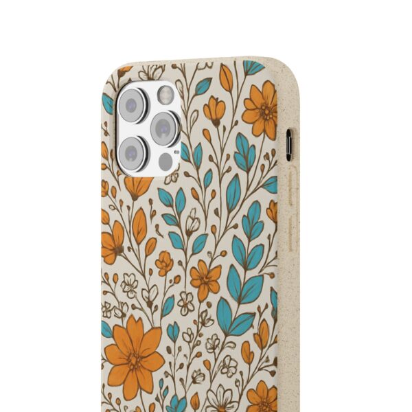 Floral Biodegradable Phone Case - Eco-Friendly Design for Nature Lovers