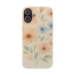 Floral Biodegradable Phone Case - Eco-Friendly Nature Design