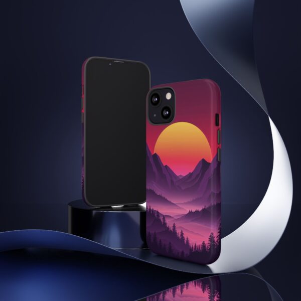 Mountain Sunset Phone Case - Tough Cases for Nature Lovers