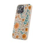 Floral Biodegradable Phone Case - Eco-Friendly Design for Nature Lovers