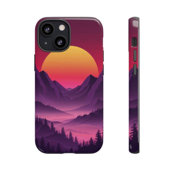 Mountain Sunset Phone Case - Tough Cases for Nature Lovers