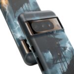 Stormy Seas Tough Phone Case - Pirate Ship Design