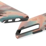 Mountain Reflection Tough Phone Case - Nature-Inspired Design for Adventurers