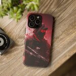 Red Urban Warrior Phone Case for Gamers & Action Fans