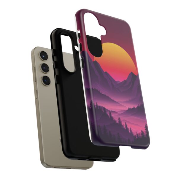 Mountain Sunset Phone Case - Tough Cases for Nature Lovers