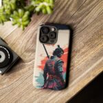 Samurai Warrior Phone Case, Tough Cases, Unique Phone Accessories, Phone Cover Gift, Gamer Phone Decor, Anime Style Case