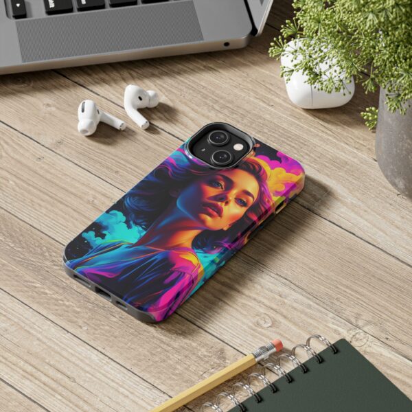 Vibrant, Colorful Woman Design - Tough Phone Case