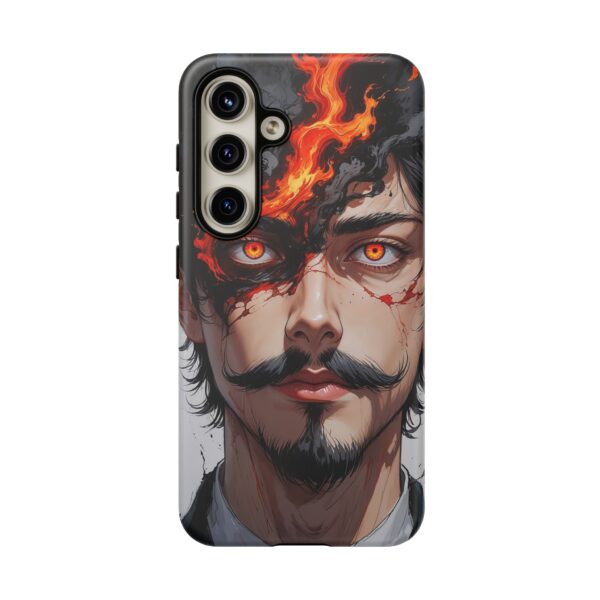 Fiery Design, Anime Style, Unique Cell Phone Accessory, Strong and Stylish