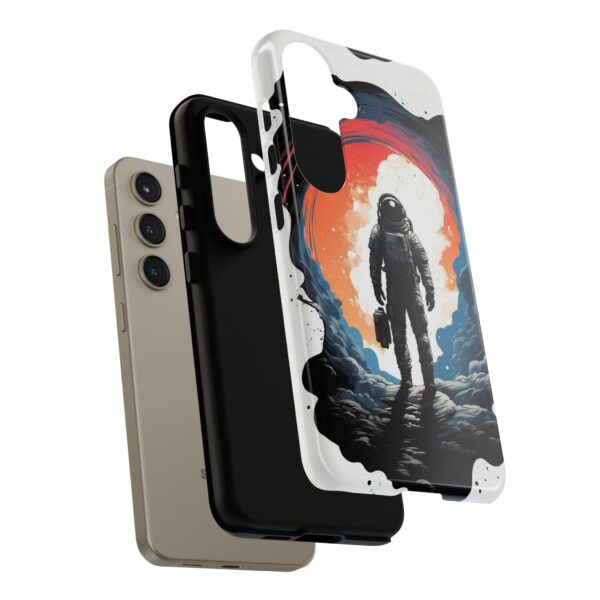 Astronaut Case, Tough Phone Cover, Galaxy Art Protector, Space Lover Gift, Unique Mobile Accessory
