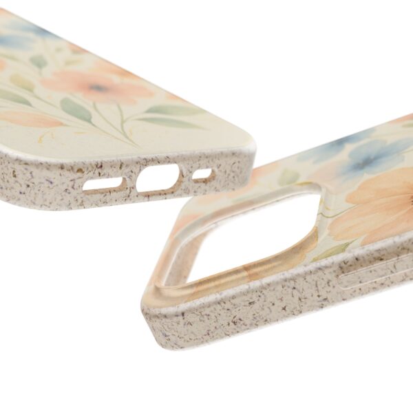 Floral Biodegradable Phone Case - Eco-Friendly Nature Design
